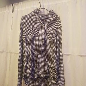 Plaid button up shirt